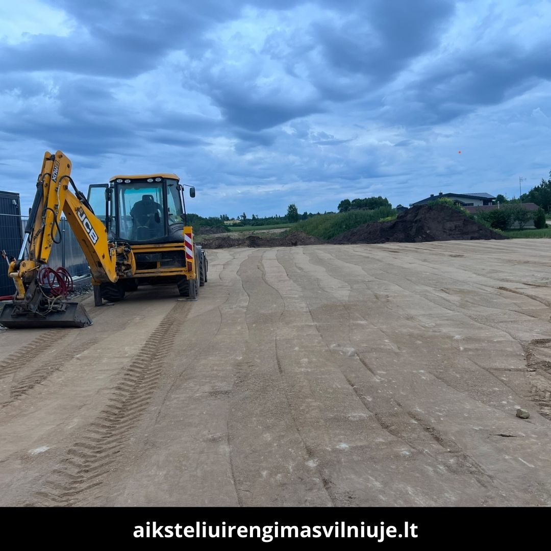 Aikštelių įrengimas Vilniuje darbai 3