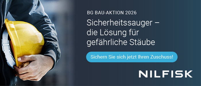 Nilfisk BG BAU Aktion 2026