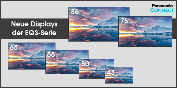 Panasonic EQ3-Displayserie