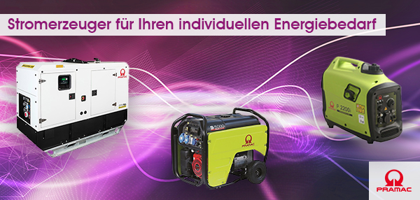 Pramac Stromerzeuger für den individuellen Energiebedarf