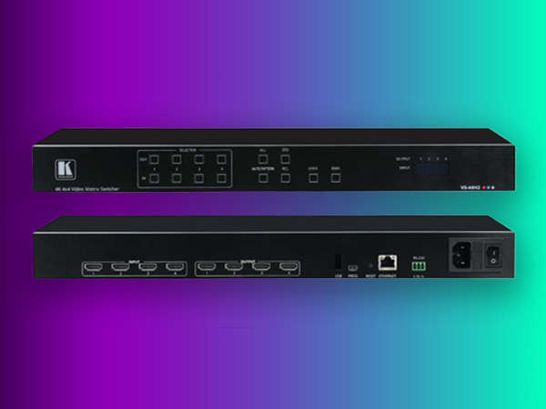 Kramer 4x4 4K UHD HDR HDMI Matrix-Switcher