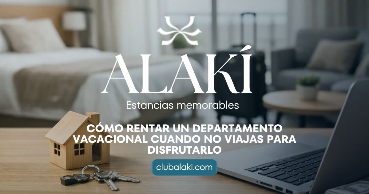Cómo rentar un departamento vacacional cuando no viajas para disfrutarlo