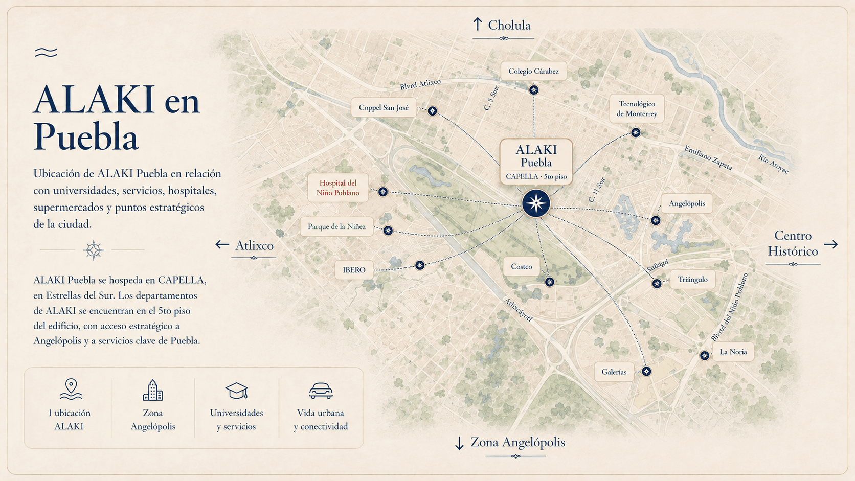 Ubicacion Puebla ALAKI Fractional Property and Vacation Club