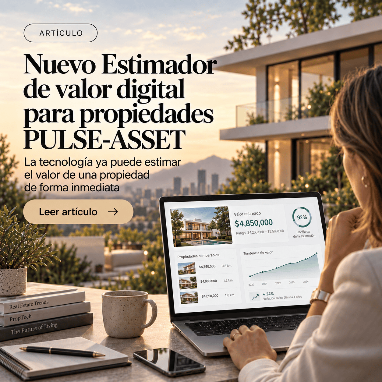 Estimador de valor de propiedad digital
