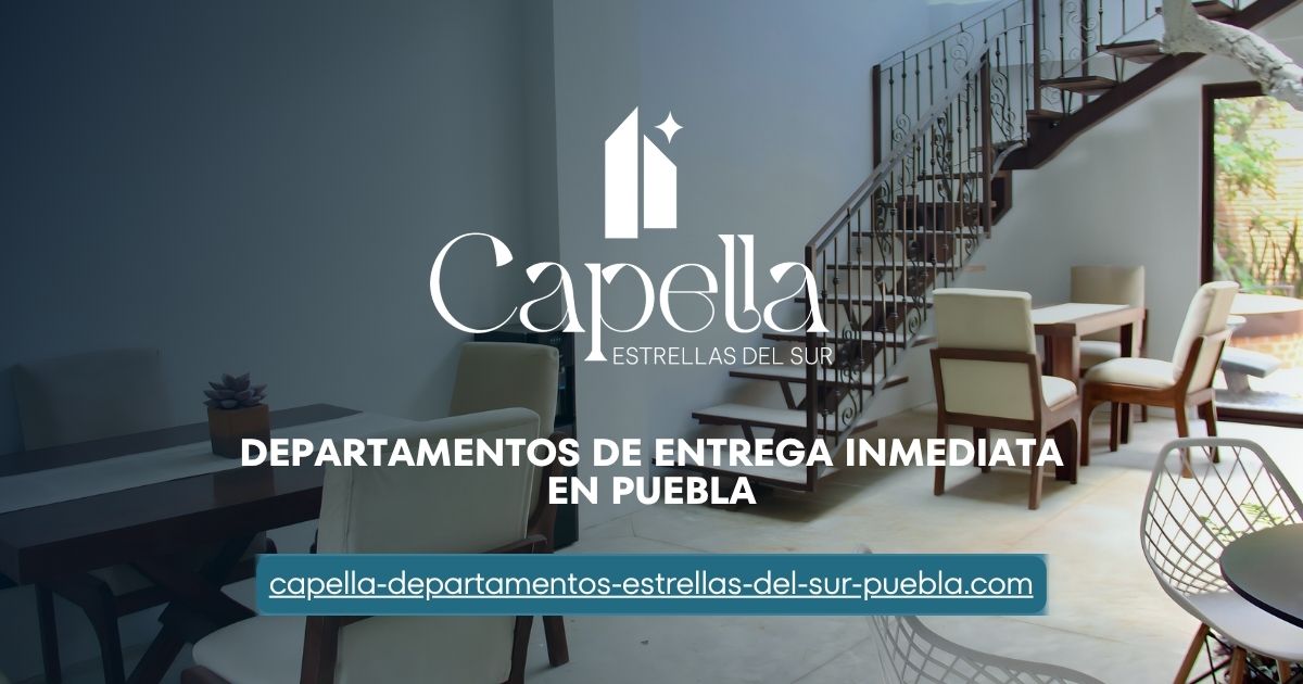 Departamentos de Entrega Inmediata en Puebla