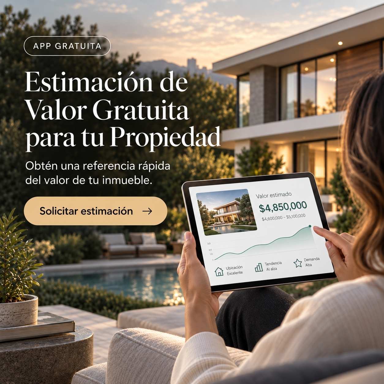 Estimado de valor de propiedad digital gratuito