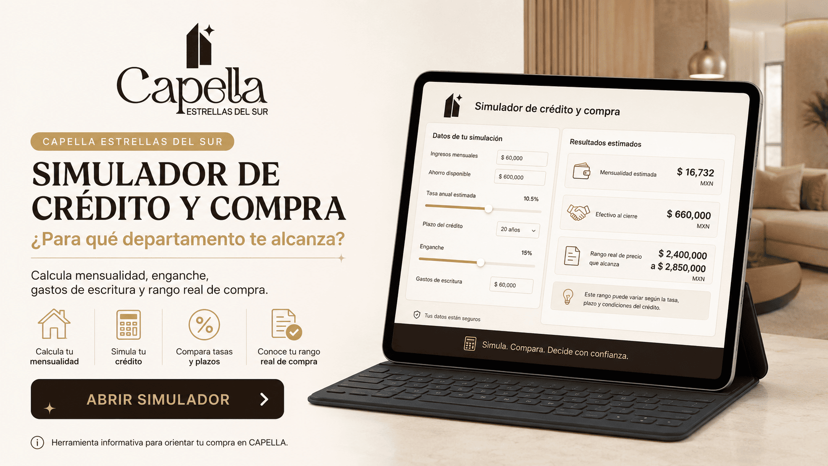 Simulador de Crédito y Compra Capella