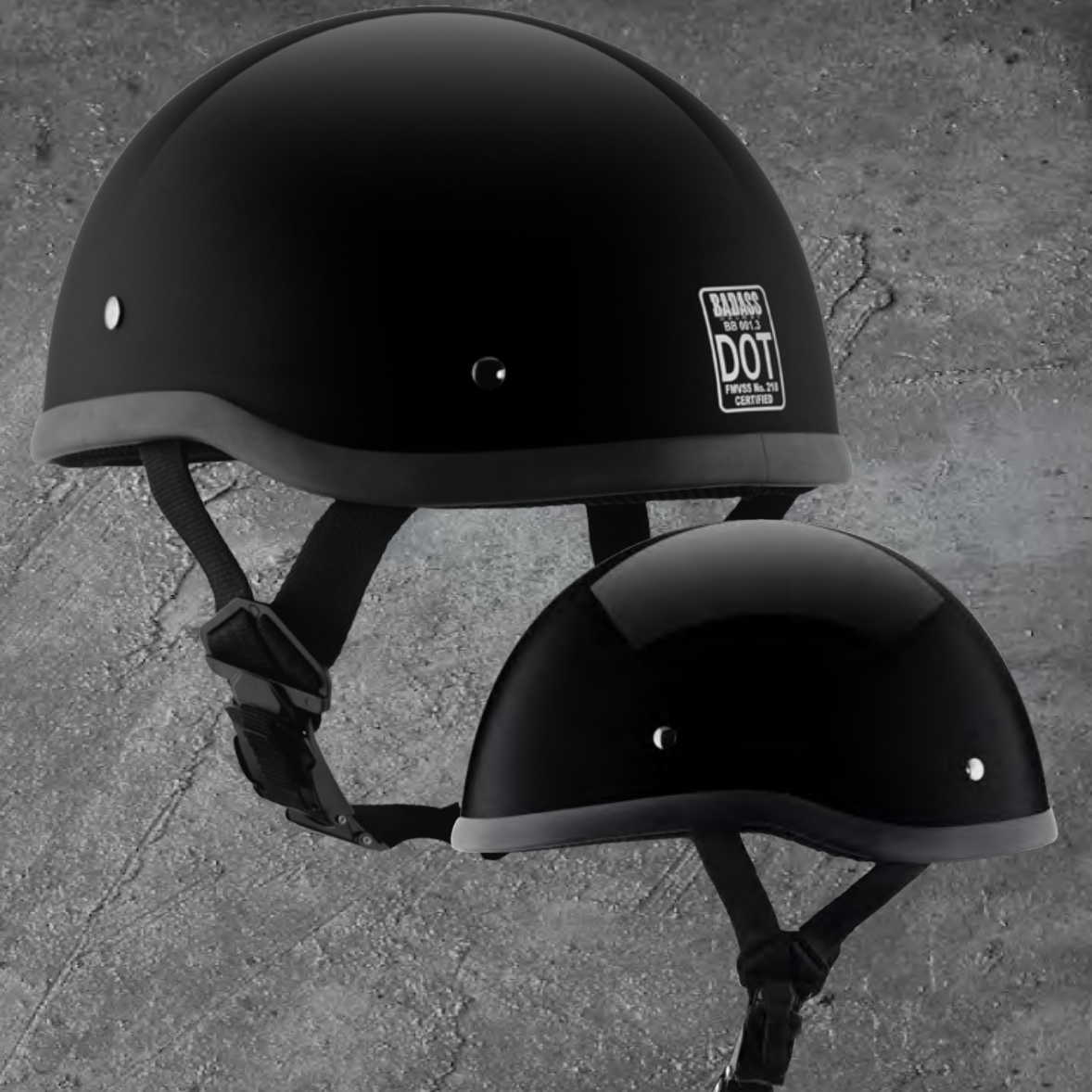 Badass Helmets Gloss Bare Bones