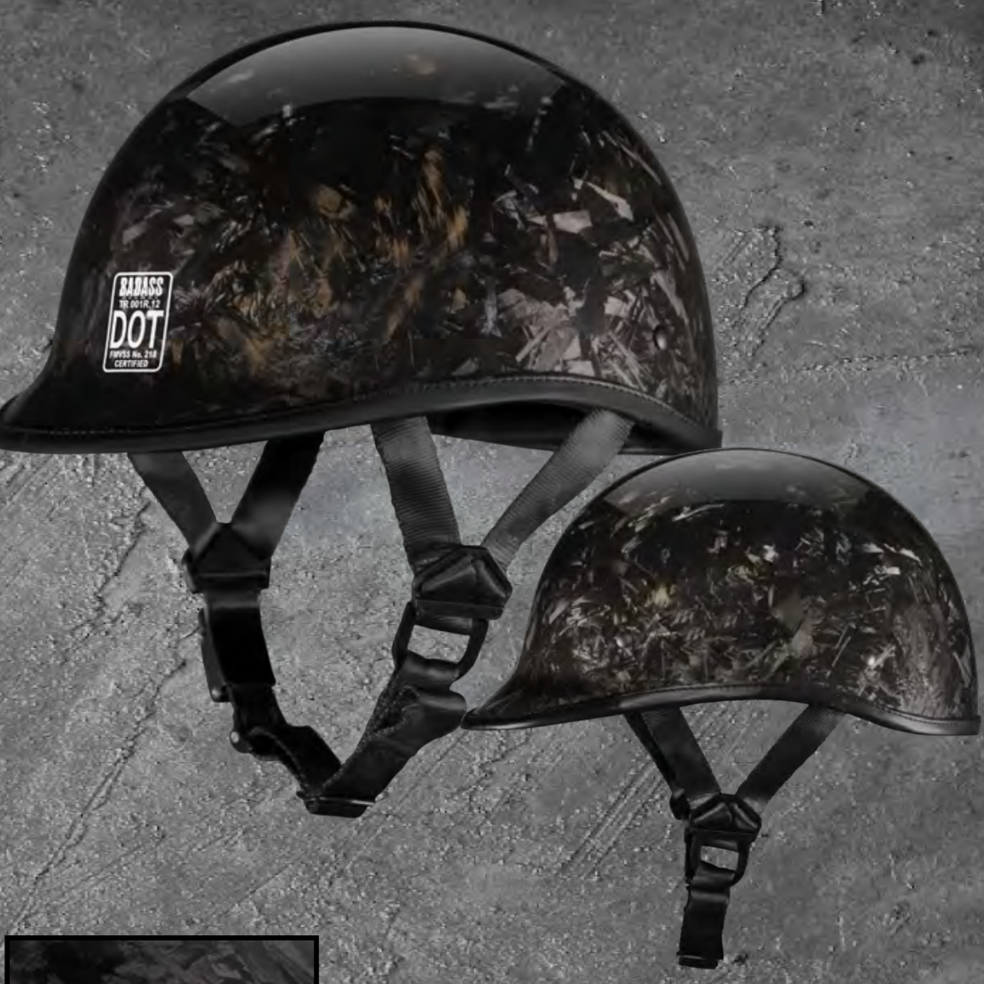 Badass Helmets Forged Carbon