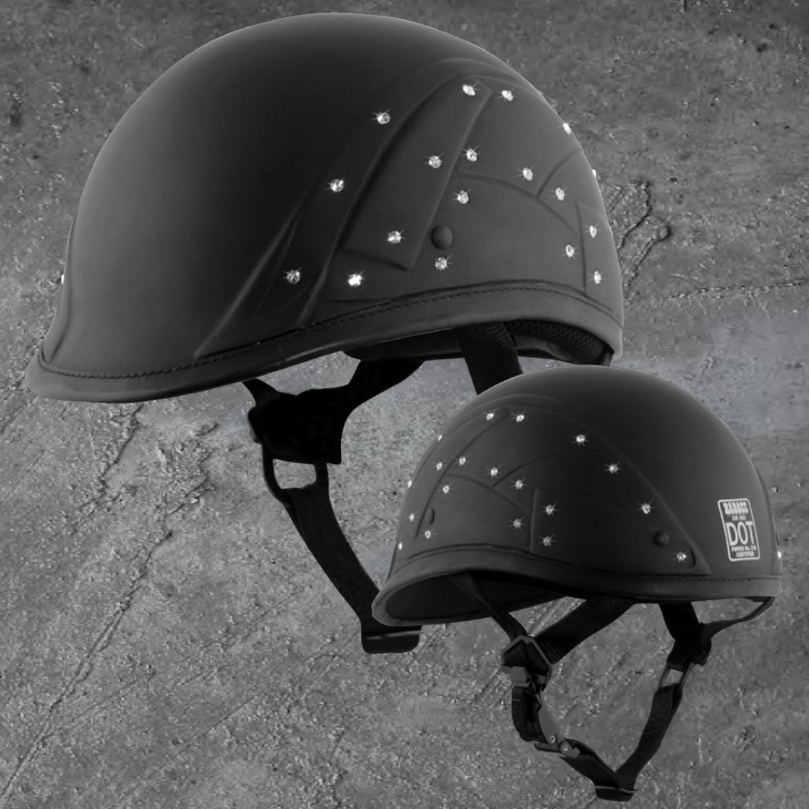 Badass Helmets Diamonds in the Ruff