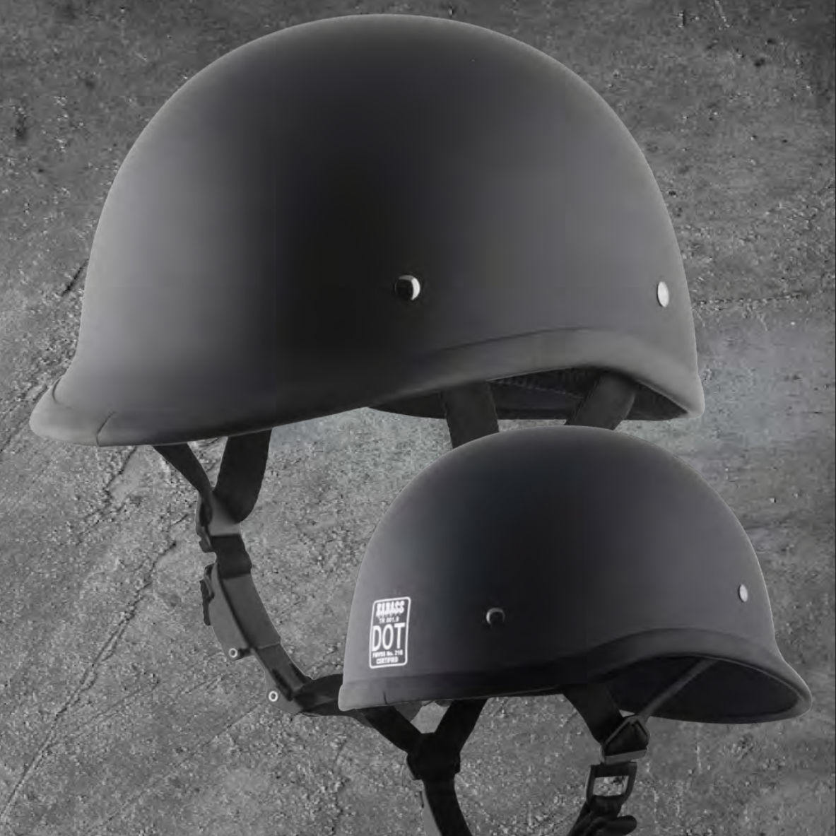 Badass Helmets Matte Black Trooper