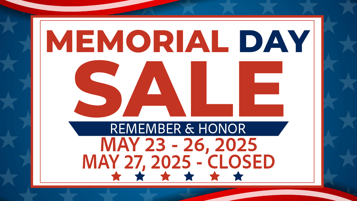 MEMORIAL DAY SALE