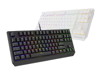 Klawiatura GENESIS Thor 230 TKL biała i czarna