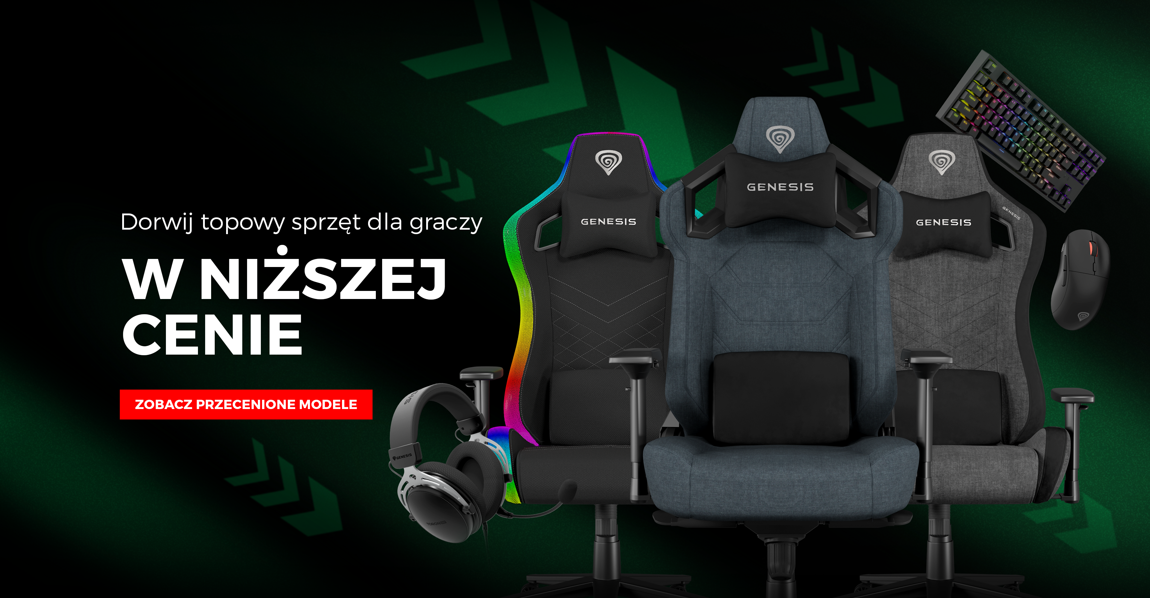 Promocja GENESIS - topowy sprzęt w jeszcze niższej cenie - baner