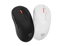 Mysz GENESIS Zircon XIII biała i czarna
