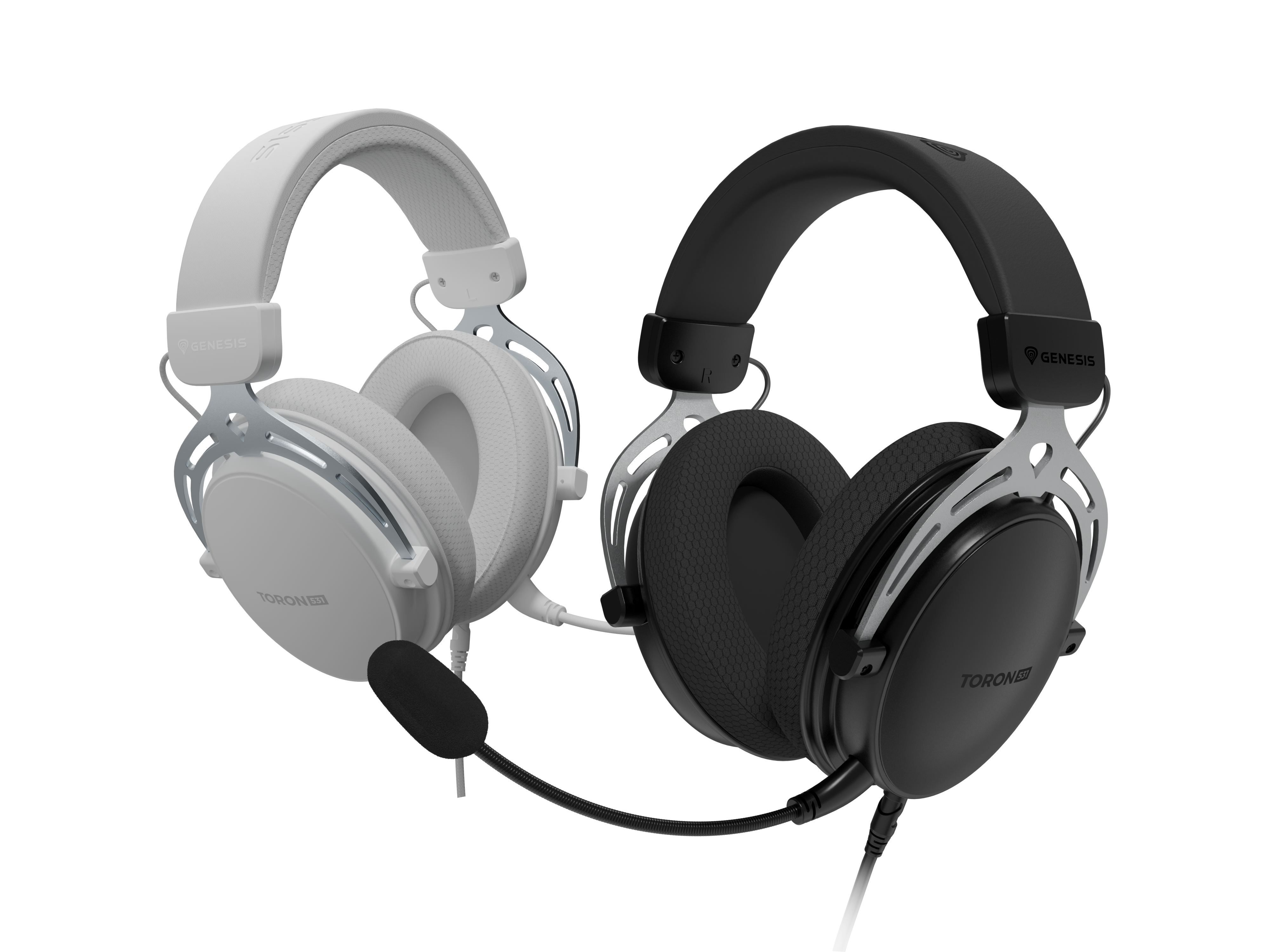 Zestaw słuchawkowy GENESIS Toron 531 biała i czarna