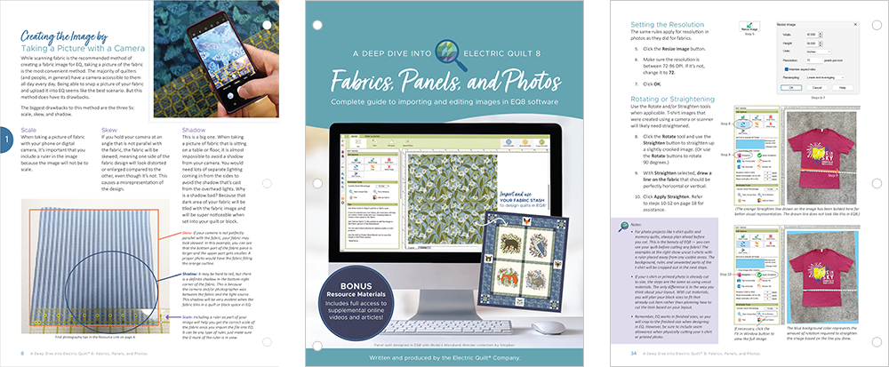 Master the fabric, panel, and photo features!