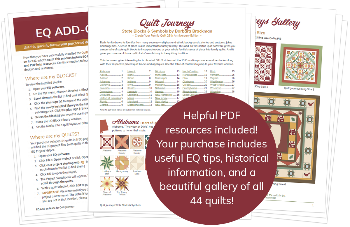 Quilt Journeys - PDFs