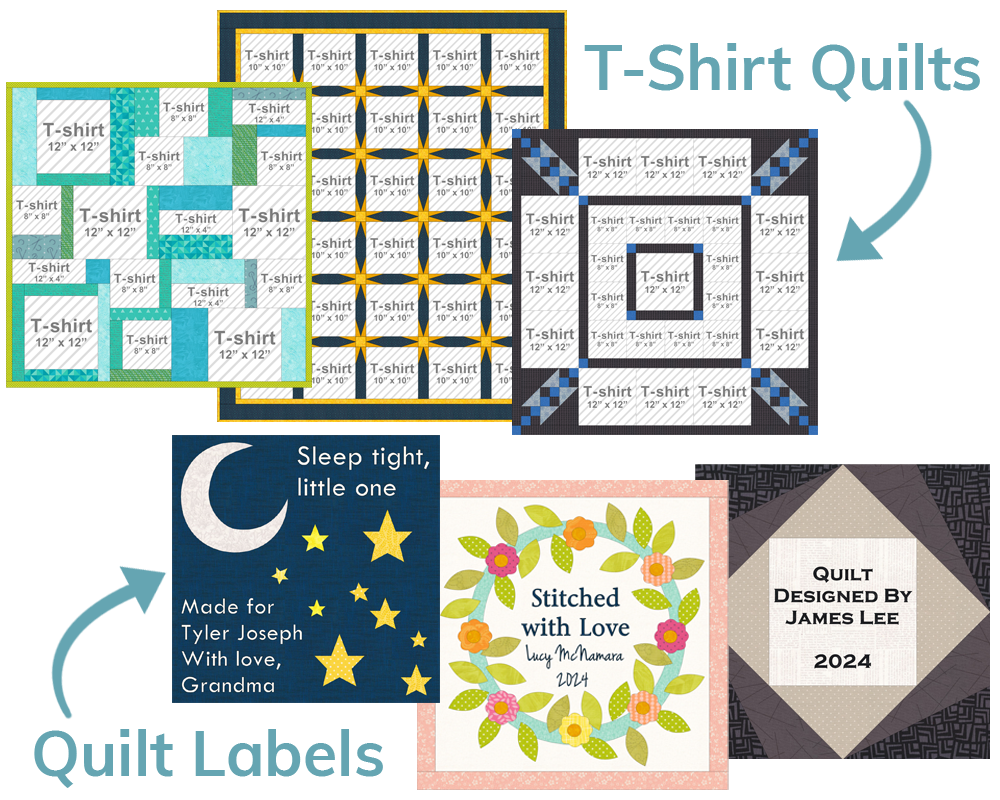 T-Shirt Quilts and Quilt Labels