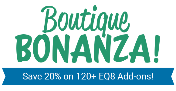 Save 20% on 120+ EQ8 Add-ons!