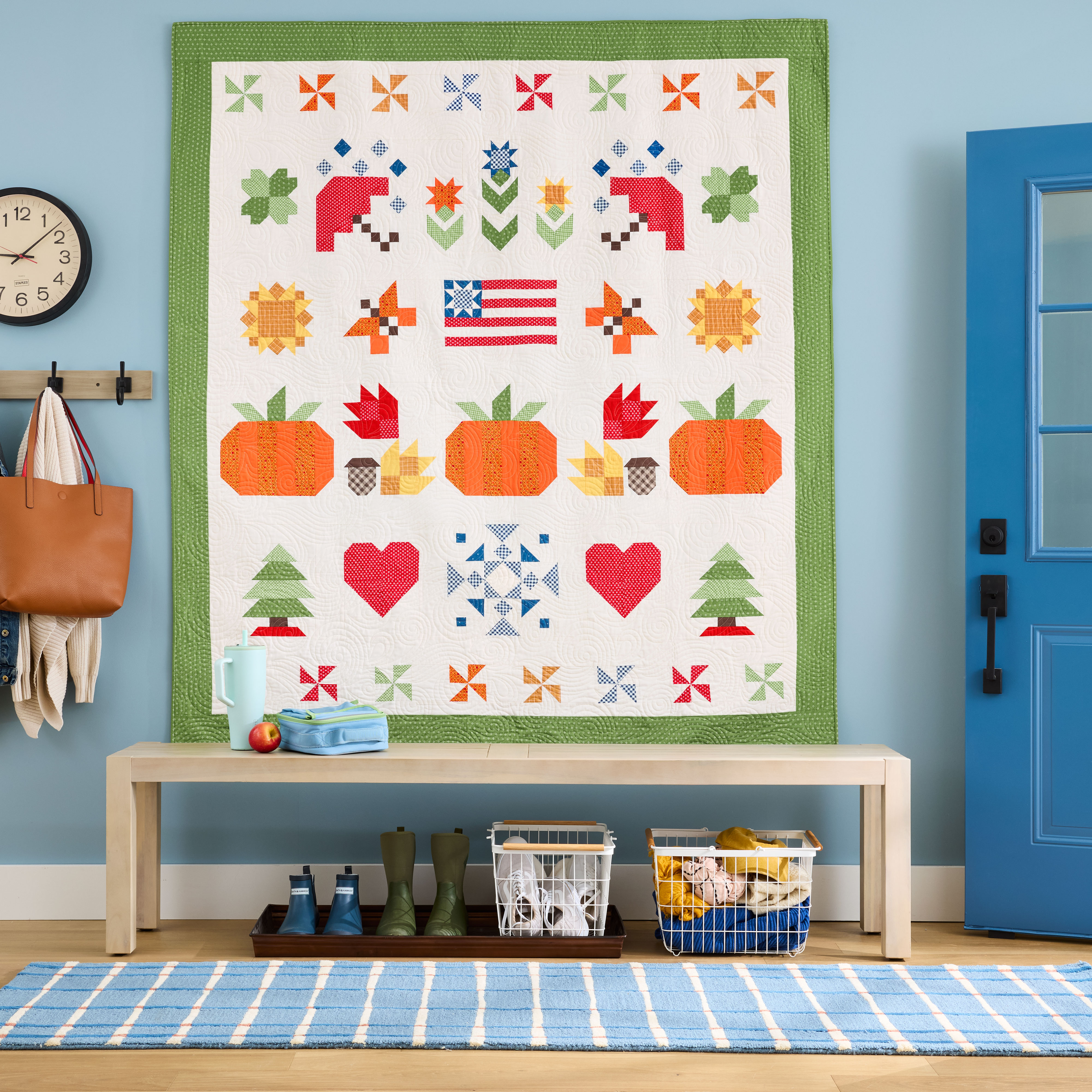 APQ Patchwork Year Seasonal Row Quilt