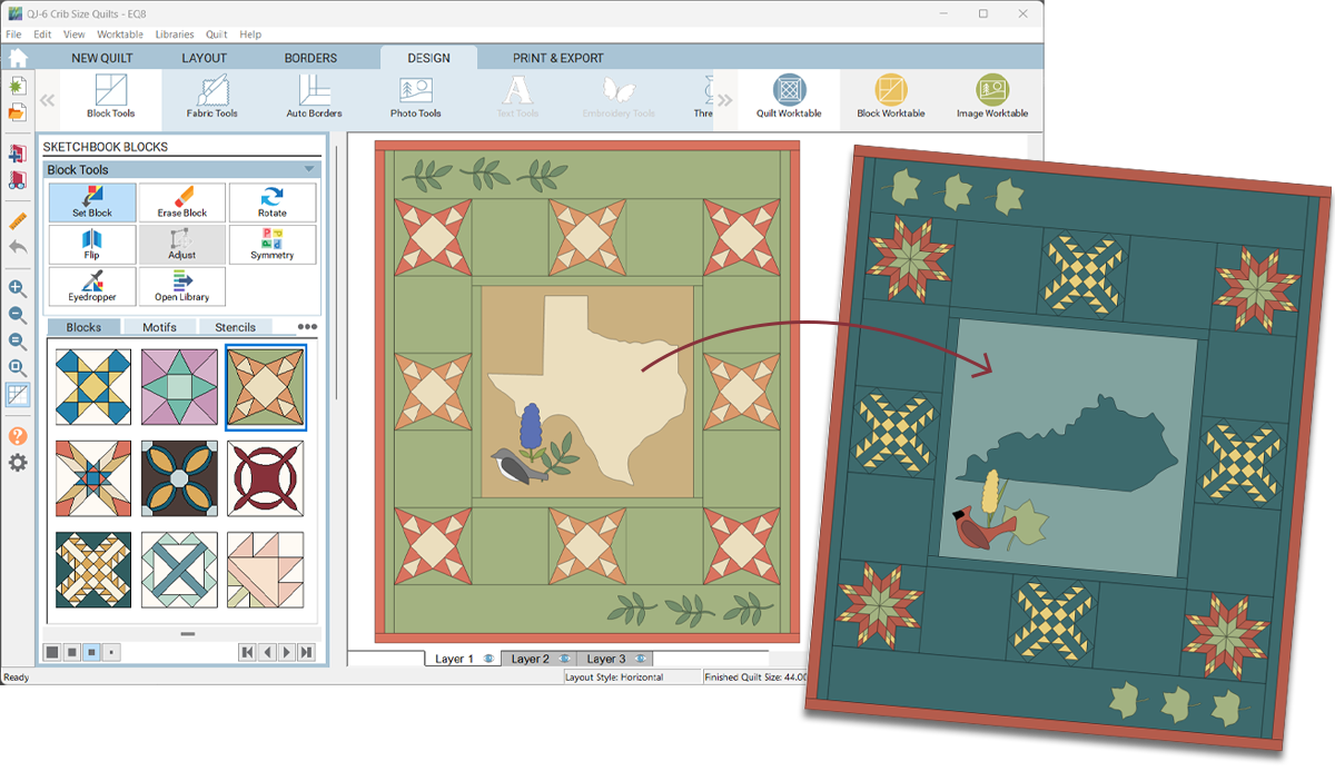 Quilt Journeys - State Change