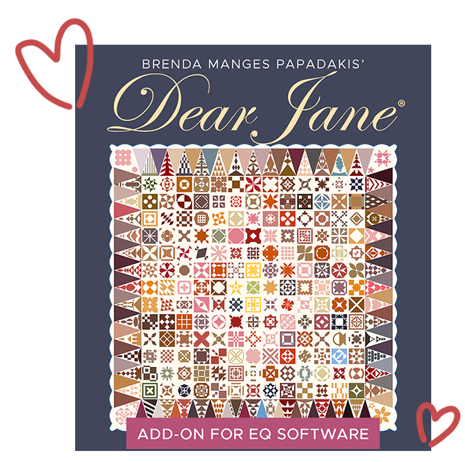 Dear Jane Add-on and Dear Jane book