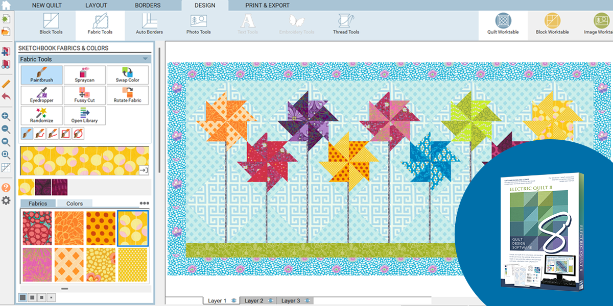 Want to design more quilts? Use EQ8!