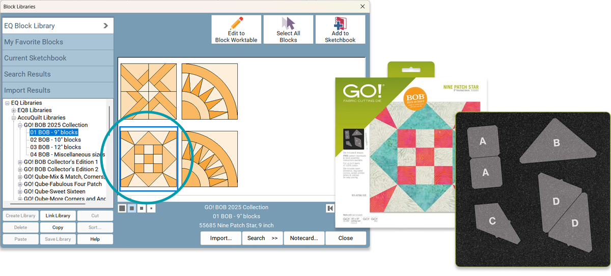 AccuQuilt 2025 Collection Die