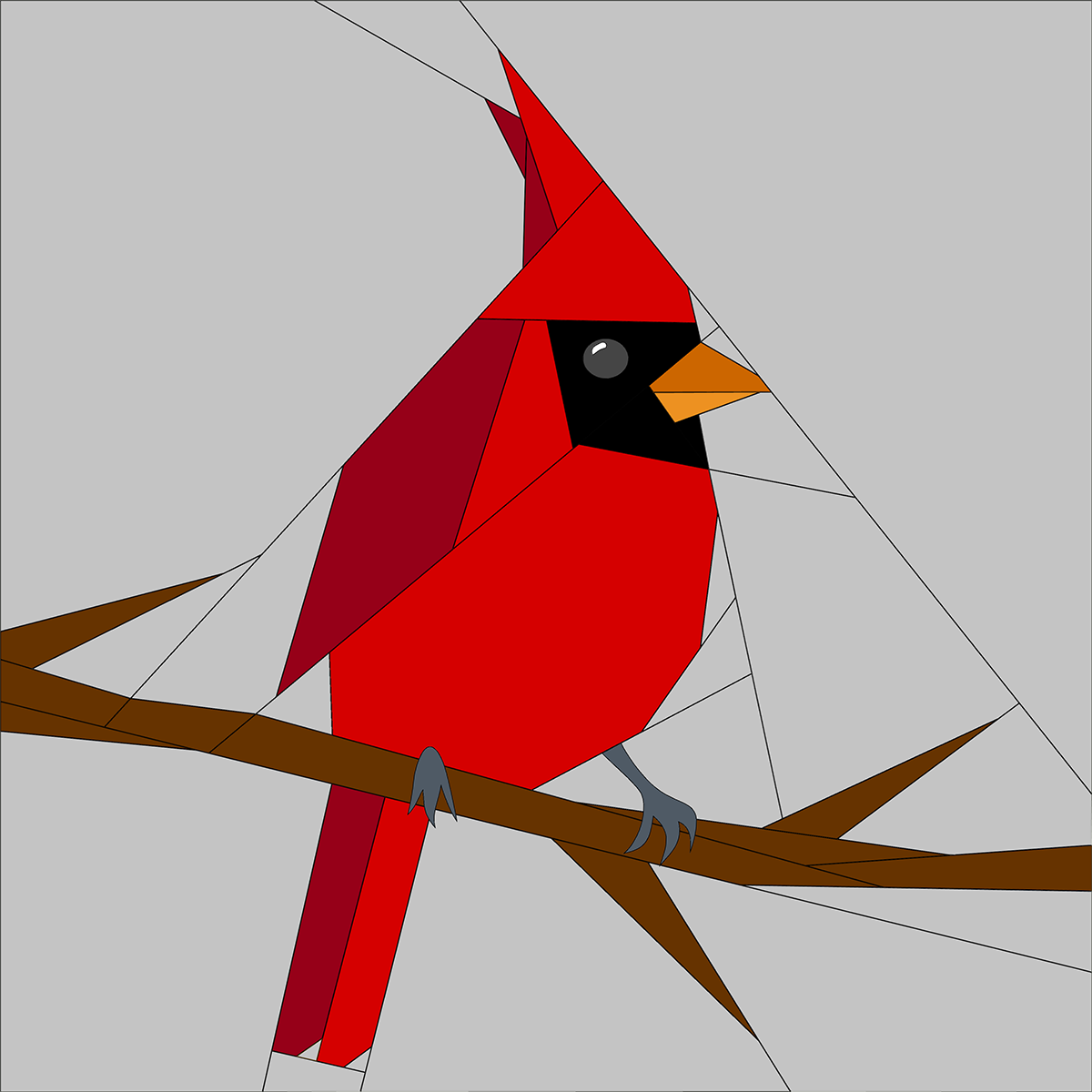 Garden Birds - Pieced