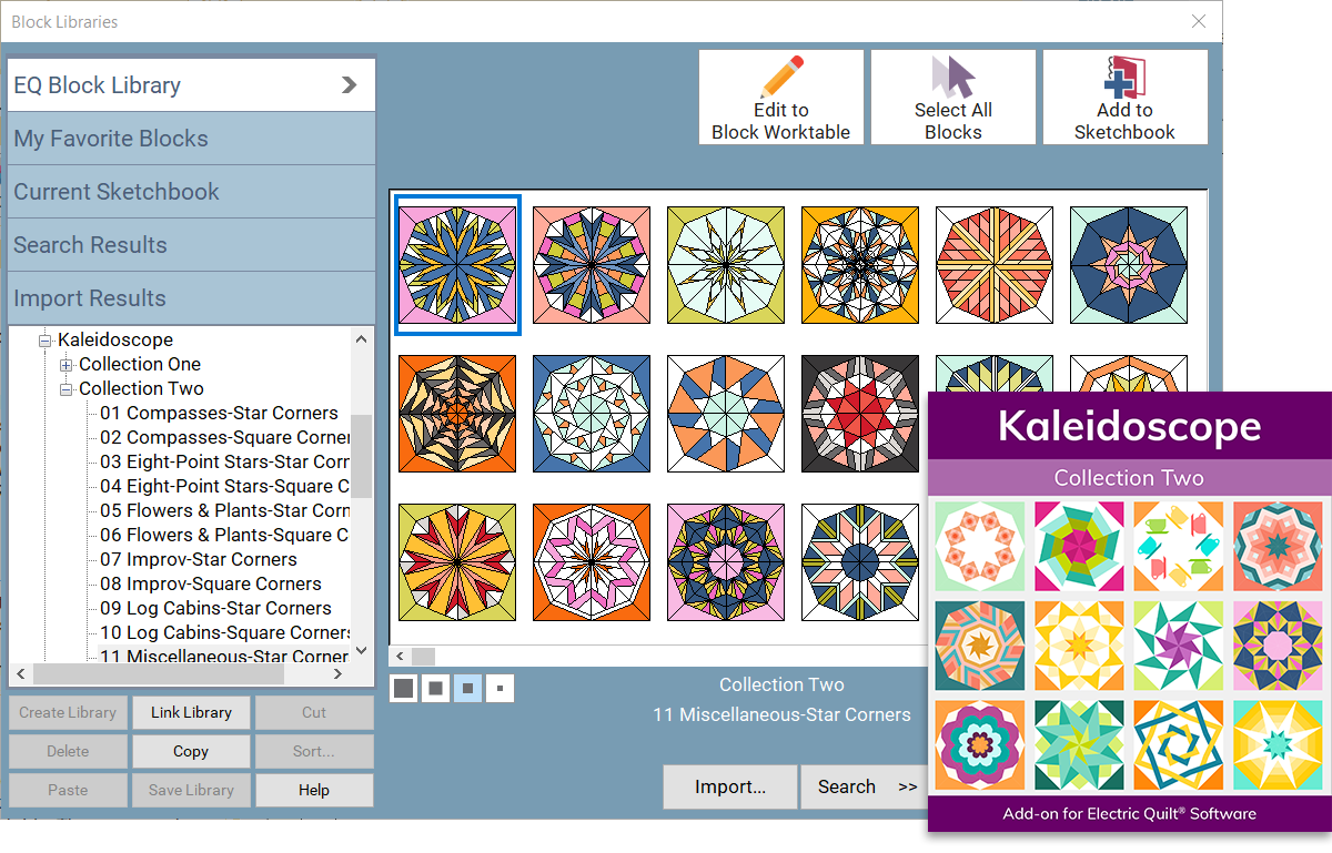 Want to see more? Peek at the blocks in Collection 2 