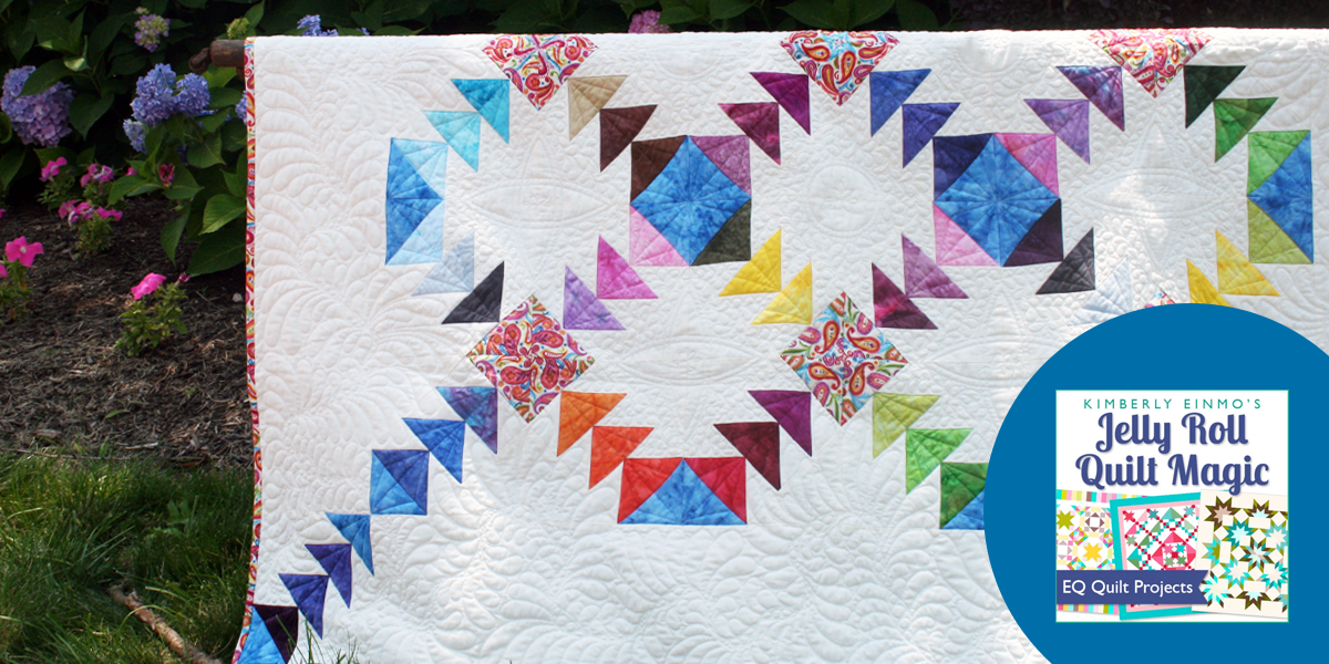 Want to use up some precuts? Make a jelly roll quilt!