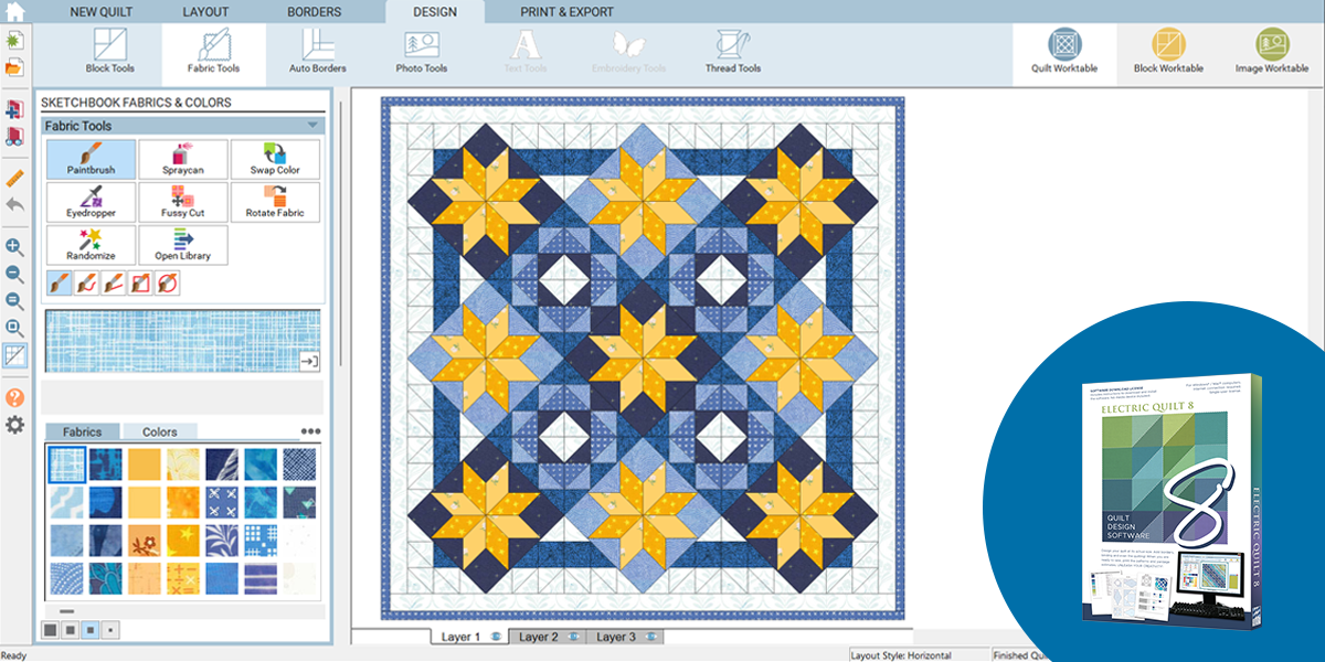 Want to design more quilts? Use EQ8!