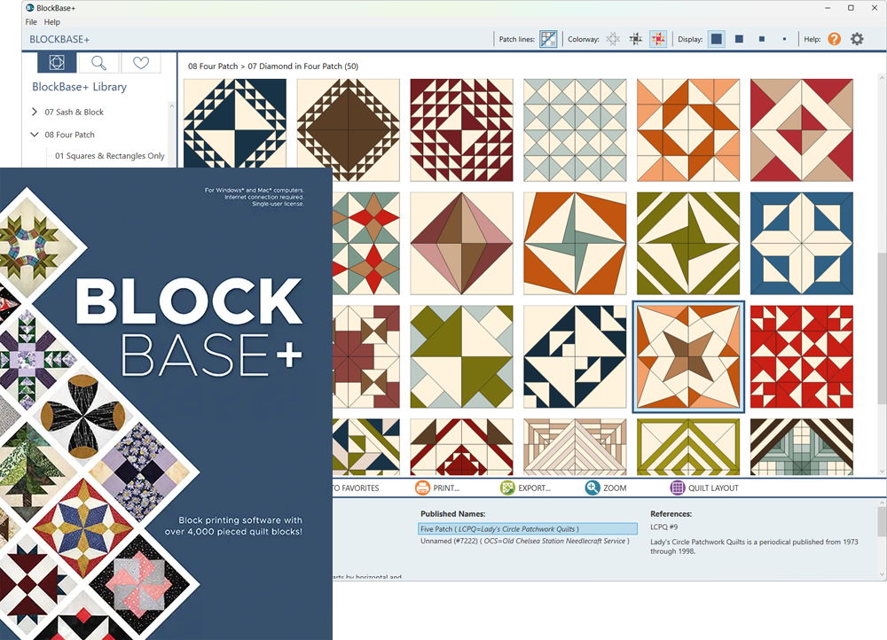 BlockBase+ Block-Printing Software