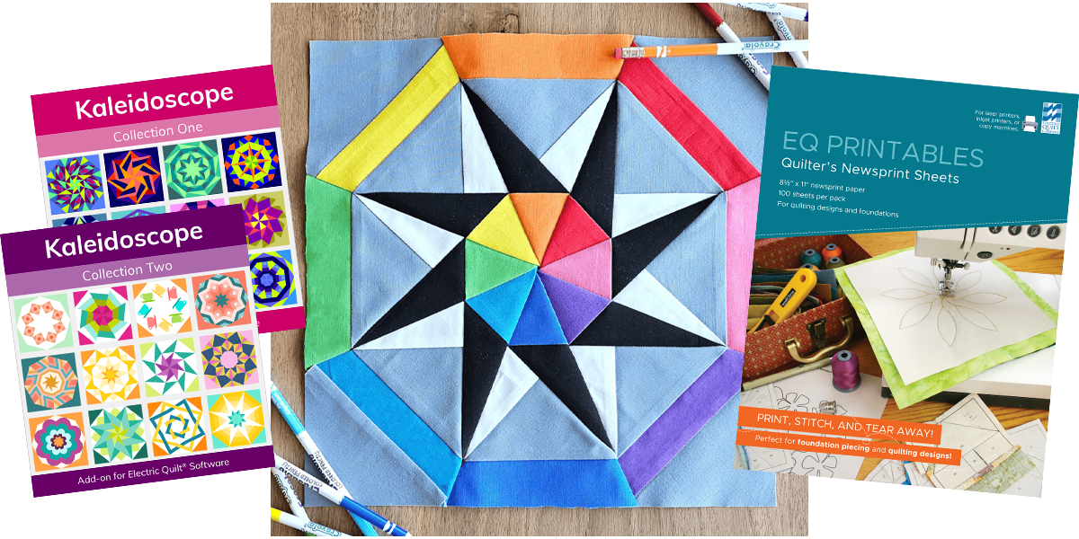 Kaleidoscope and Newsprint Sale