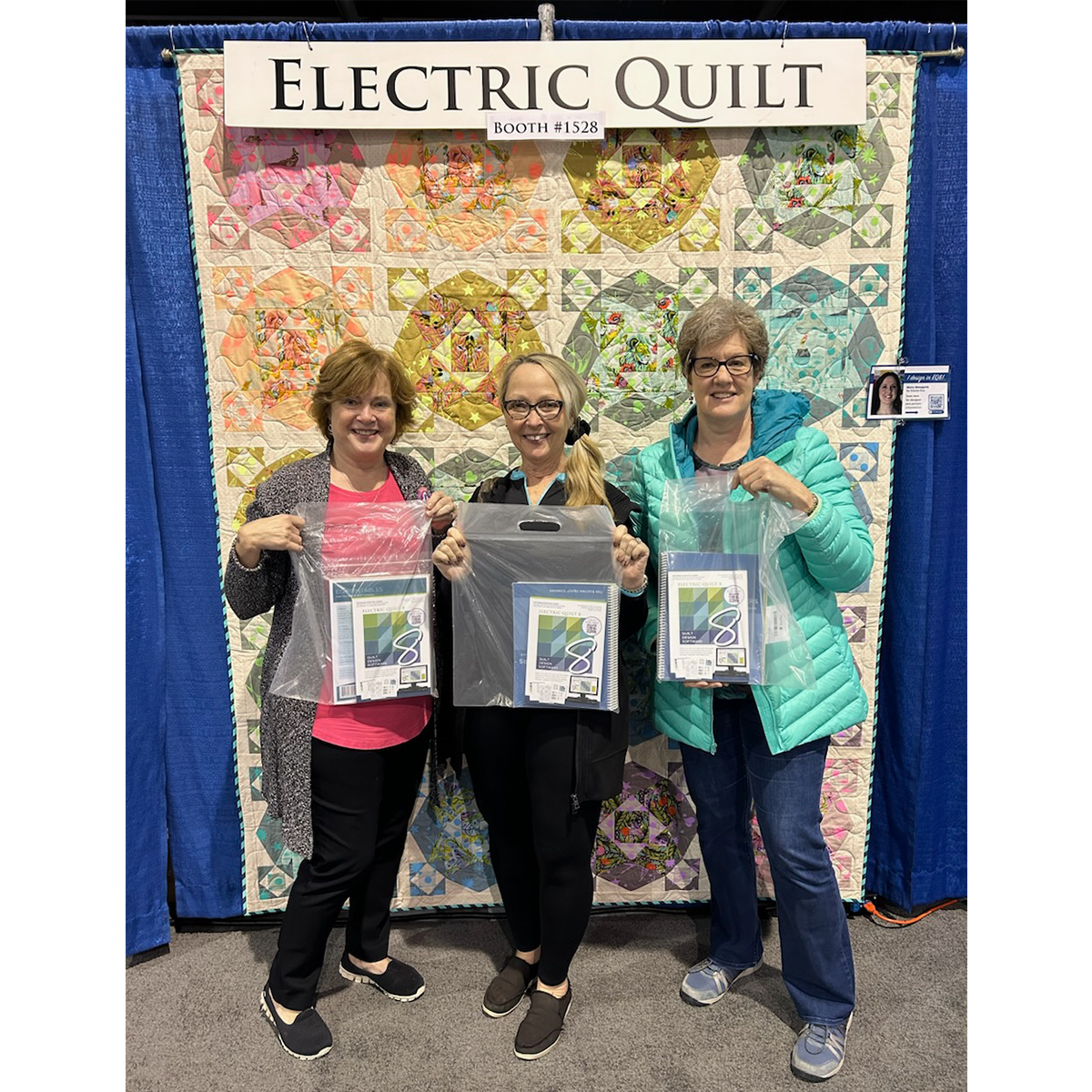 Thanks for stopping by the EQ booth!  We hope you had a wonderful time at AQS QuiltWeek Grand Rapids. We were so excited to be part of this show and are so happy we got to meet you! You are receiving this email because you provided your email address for one of our giveaways. Whether or not you took home a prize, we still have more to offer!