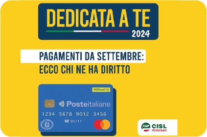 Carta “Dedicata a te“: pubblicata la lista dei beneficiari