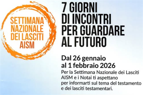 Testo Settimana nazionale dei lasciti