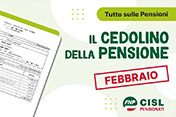 Cedolino pensione di febbraio 2026, le informazioni utili