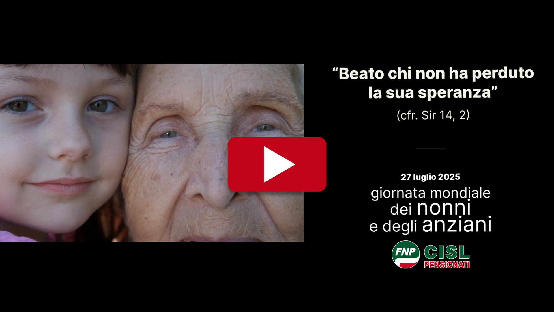 Giornata Mondiale dei Nonni e degli Anziani: dal messaggio di speranza del Papa una rivoluzione generativa