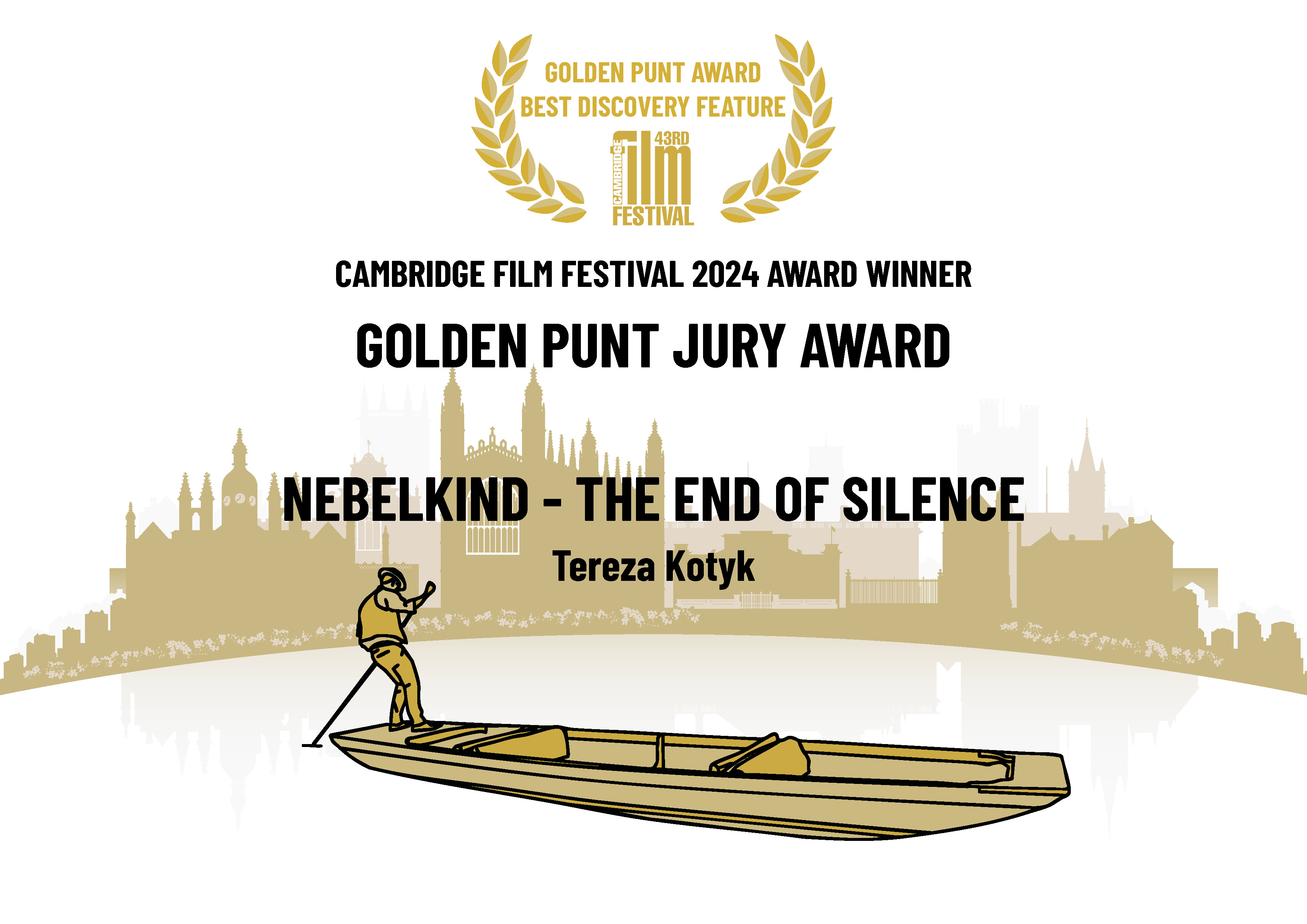 the cambridge film festival golden punt certificate