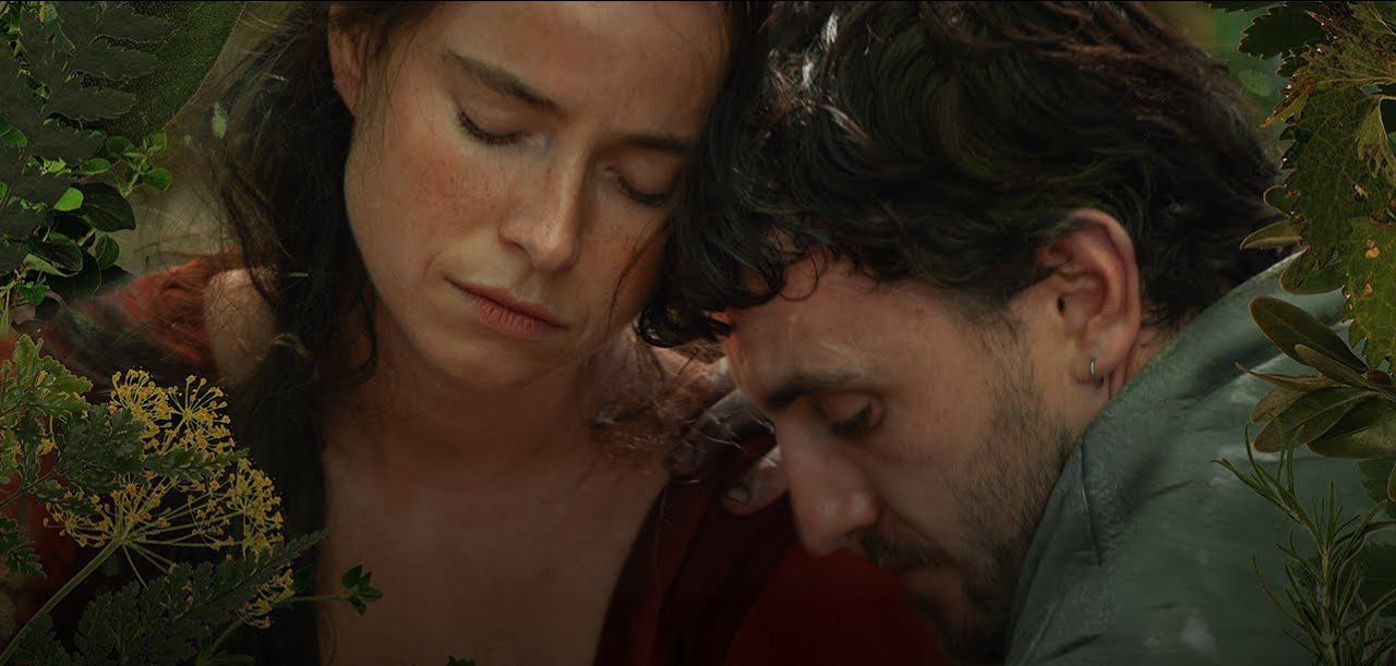 paul mescal and jessie buckley in hamnet