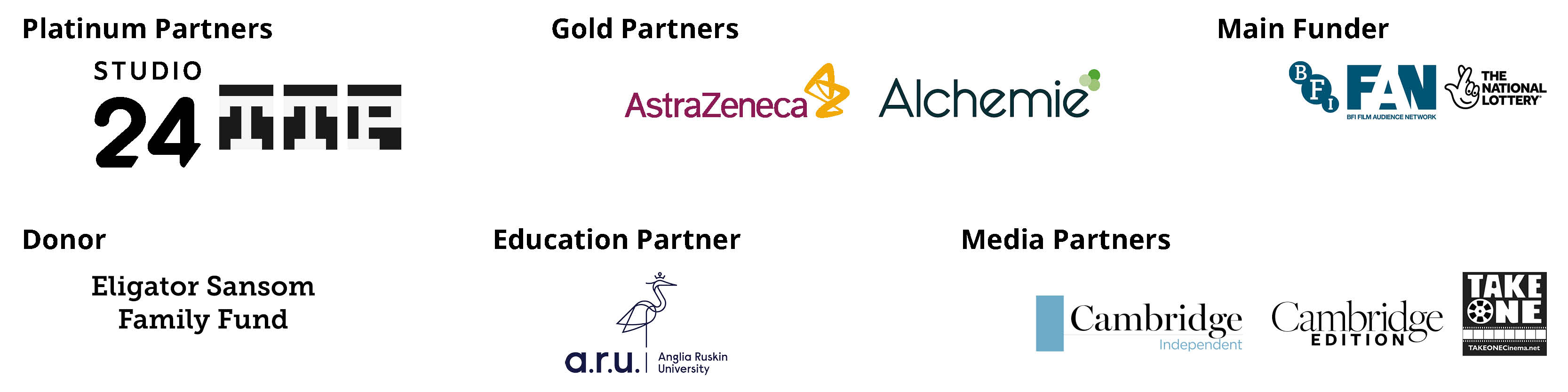 a collection of company logos