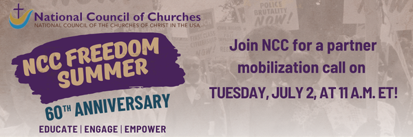 Join NCC for a partner mobilization call on Tuesday, July 2, at 11 A.M. ET!