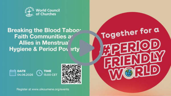 Webinar: Breaking the Blood Taboo: Faith Communities as Allies in Menstrual Hygiene & Period Poverty