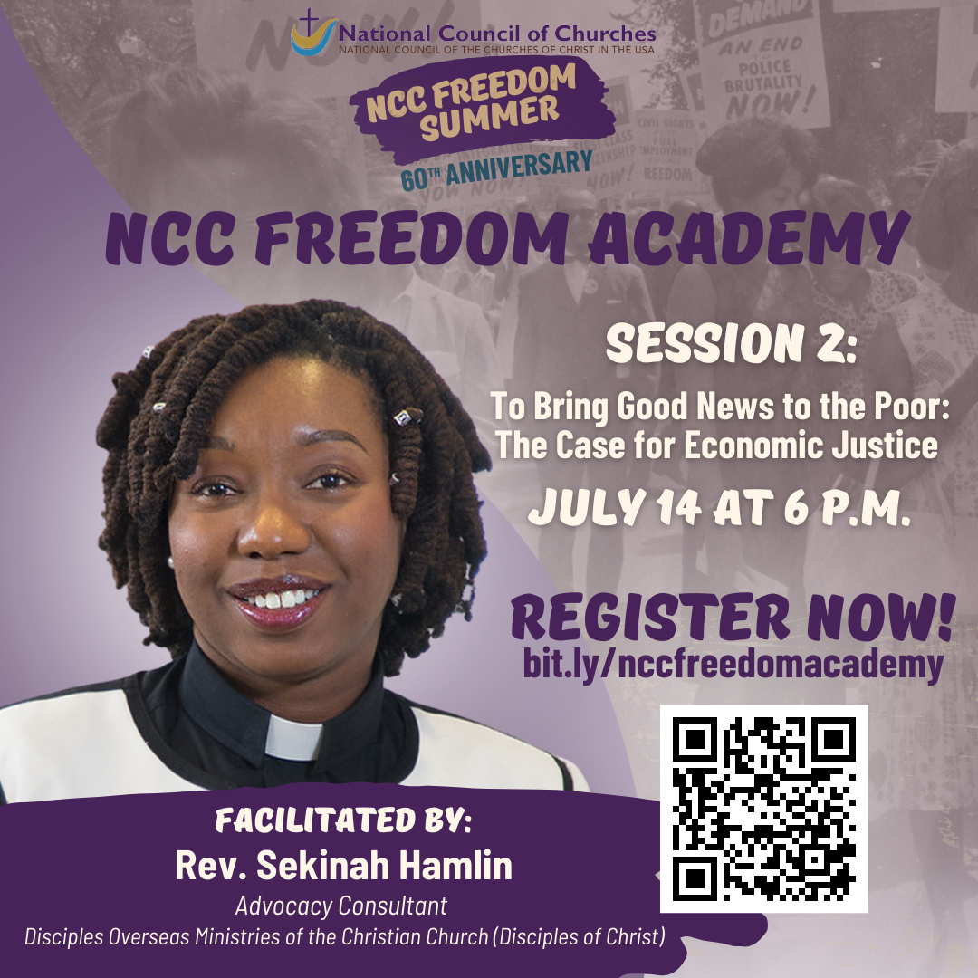 Register for Session 2 of NCC Freedom Academy on Economic Justice