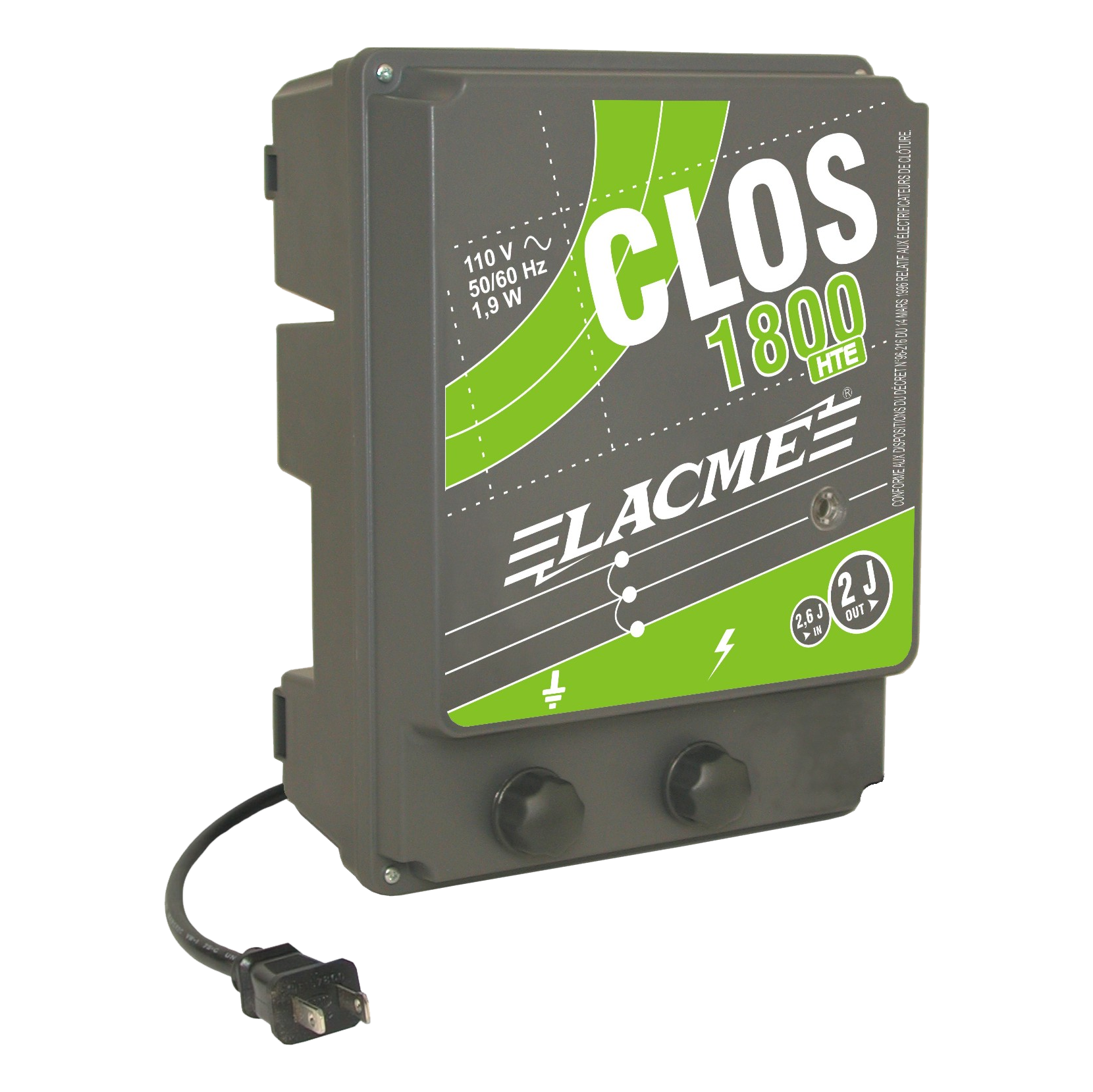 Energizador 1800 Lacme para Cerca Eléctrica para Ganado