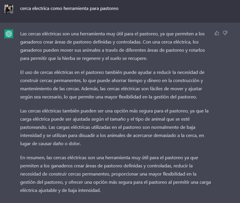Ganado en pastoreo con cerca eléctrica