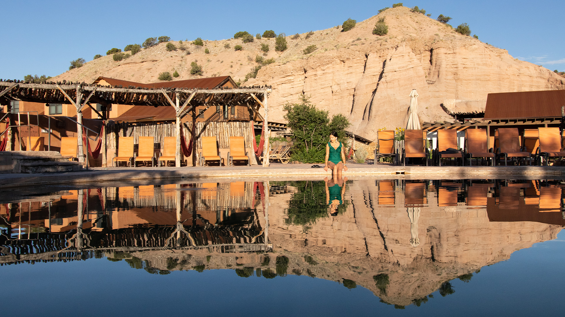 Ojo Caliente Hot Springs in New Mexico