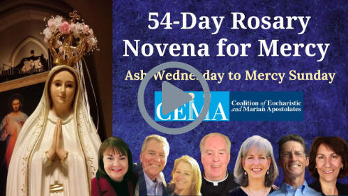 The 54-Day Rosary Novena for Mercy - Ash Wednesday to Mercy Sunday - Sponsored by CEMA
